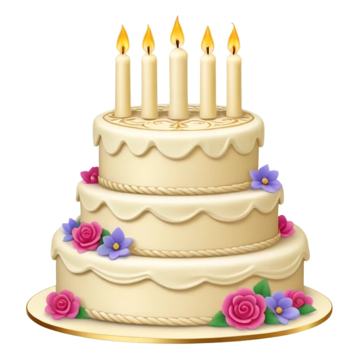 Sleeping beauty’s birthday cake sticker