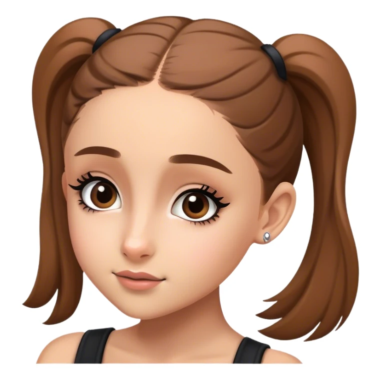 Girl looking like ariana grande sticker