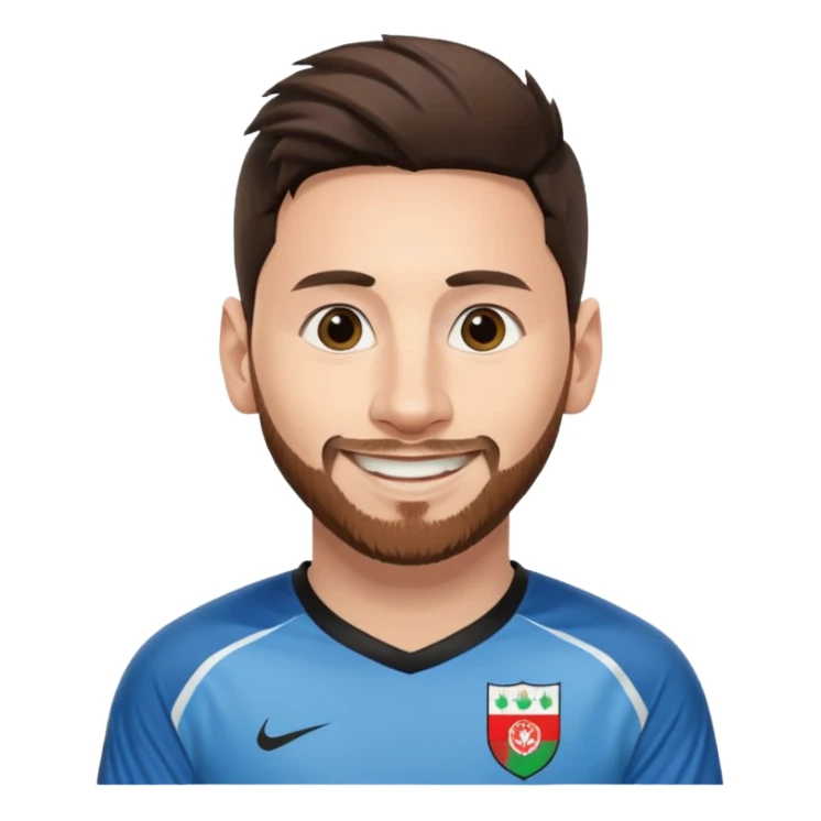 Messi with Afganistan trikot sticker