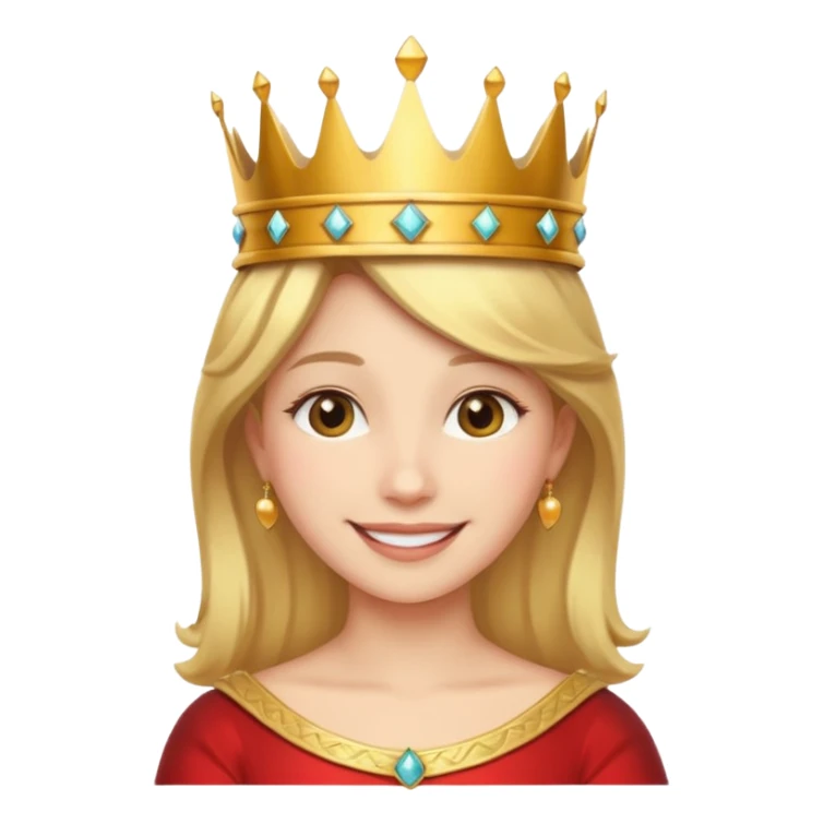 Una persona enamorado y con una corana sticker