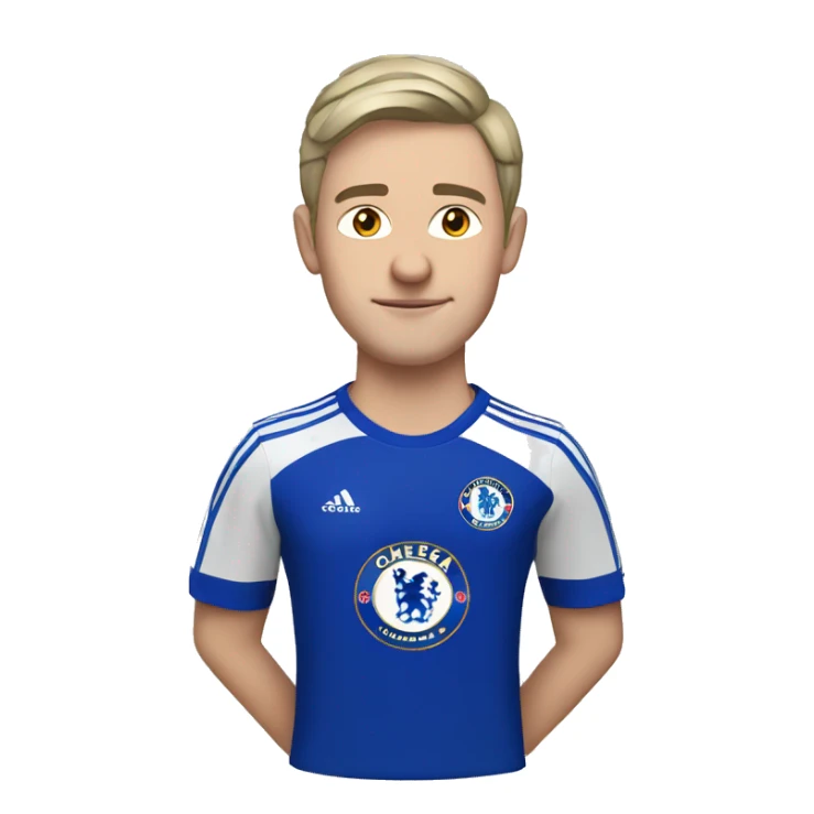 chelsea fan boy from russia sticker