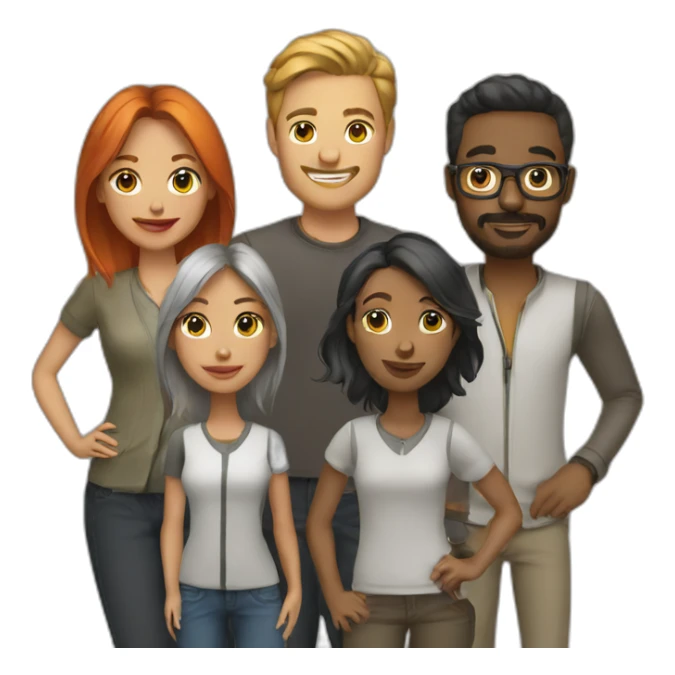 team of the designers sticker