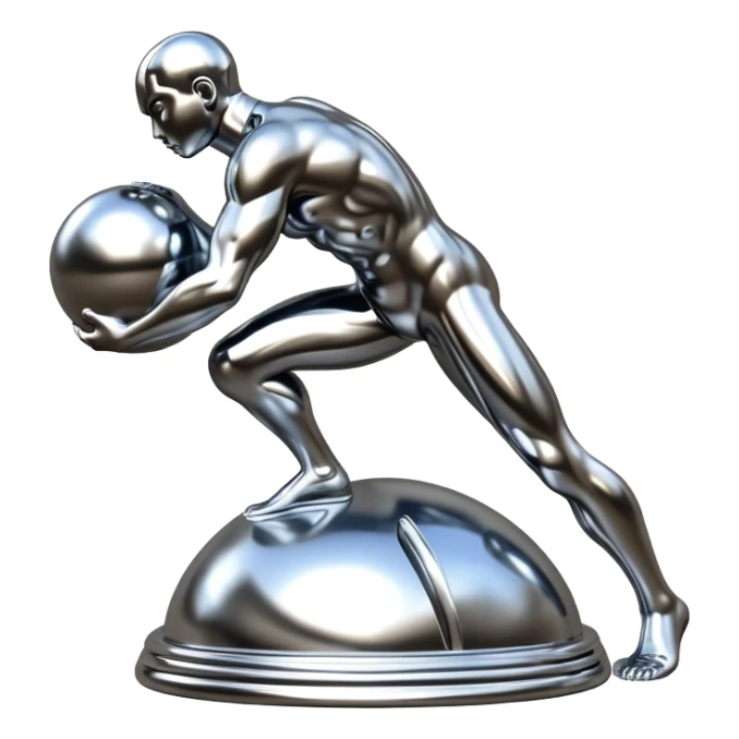sorayama Sisyphus sculpture sticker