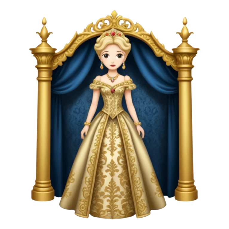 The character in Fairy Tale Beauty and the Beast, Mrs. Wardrobe sticker