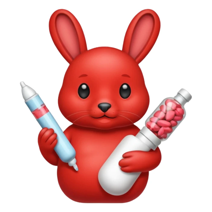 labubu penis drugs red sticker