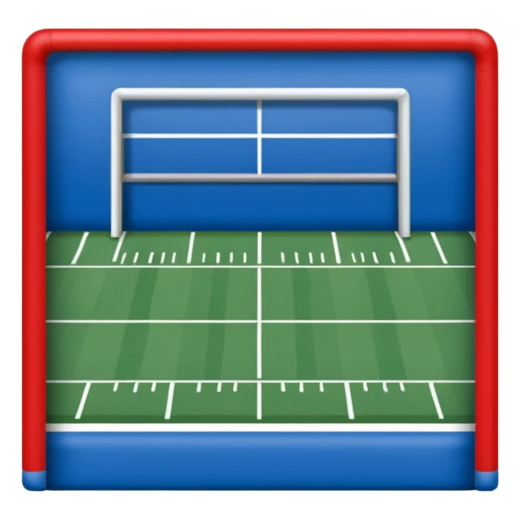 goal field nfl blue (#00A3E0) and red (#F9423A) sticker