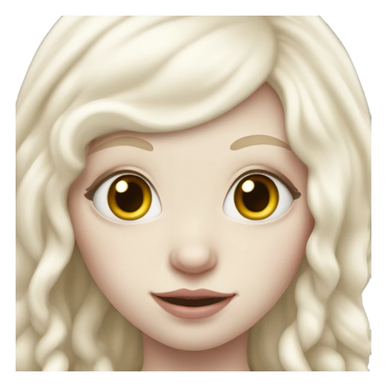 Coquette Albino girl  sticker