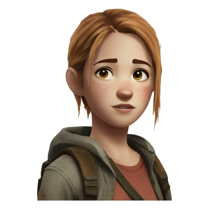 Ellie the last of us Little bit dezoom sticker