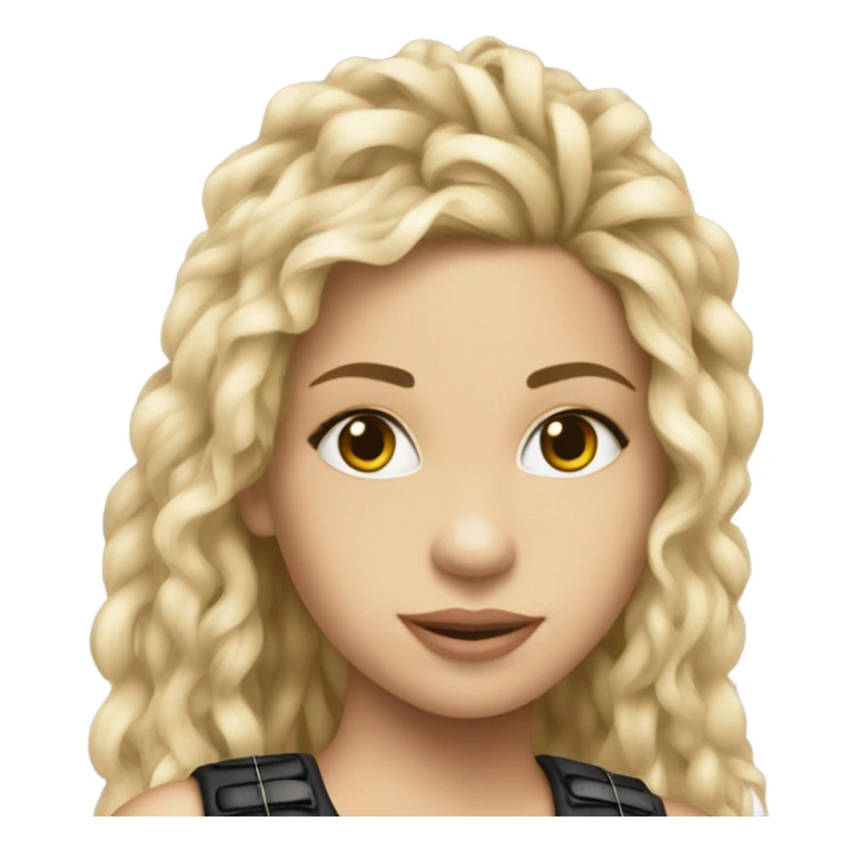 Shakira lace up croc top  sticker