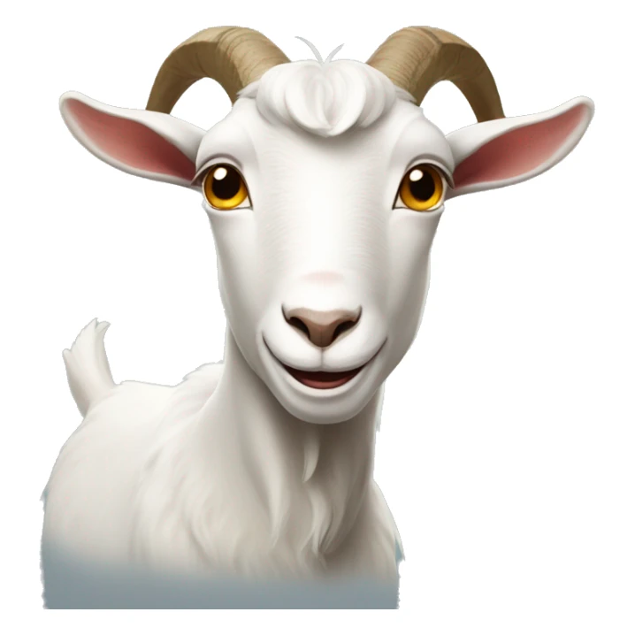 Adult Goat with radiance  sticker