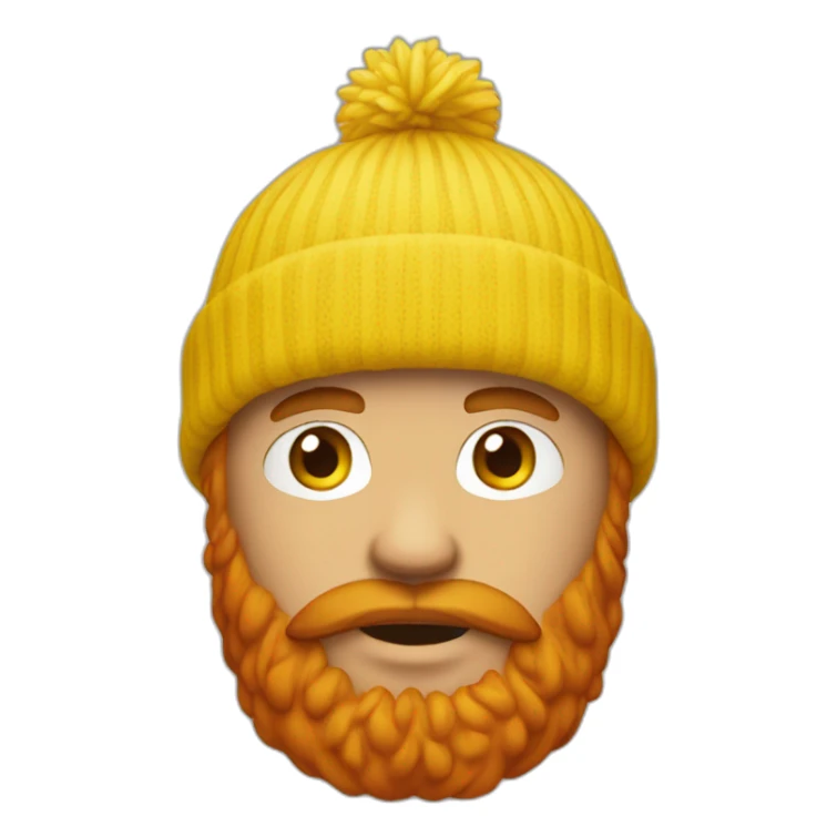 red-bearded-guy-wearing-yellow-beanie-white-shirt sticker