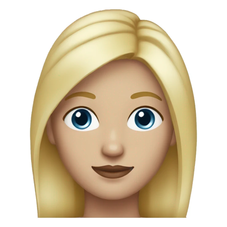 32 year old woman blonde hair blue eyes  sticker