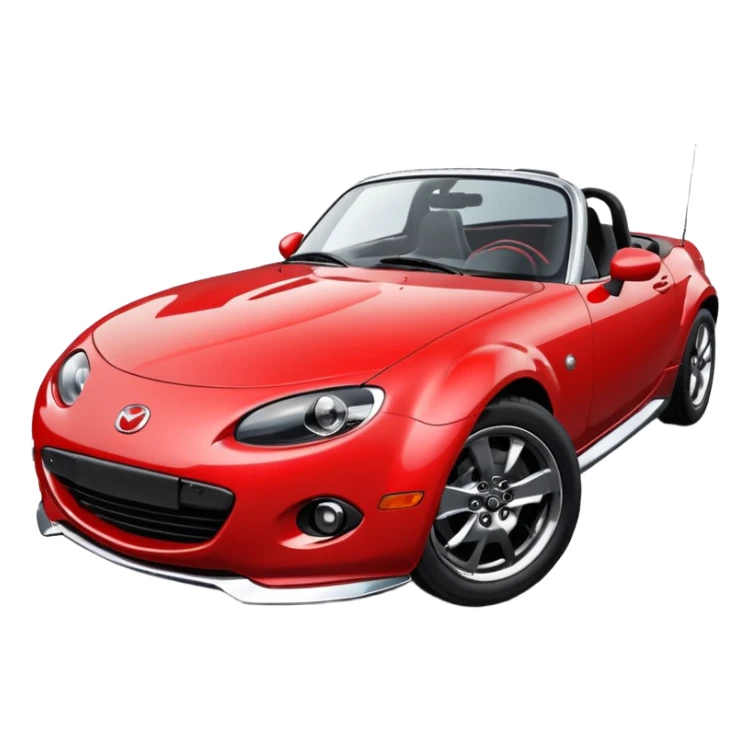 make an Mazda MX-5 series NA with the fliping head lights sticker