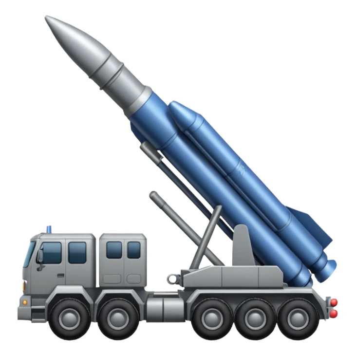 NATO military rocket launch system with many missles sticker