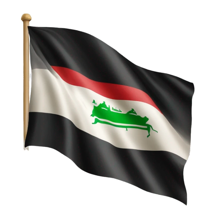 the old flag of iraq 1999 sticker