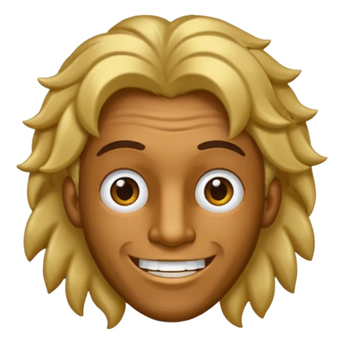 Faça um homem pardo com cabelo curto com dente de ouro sticker