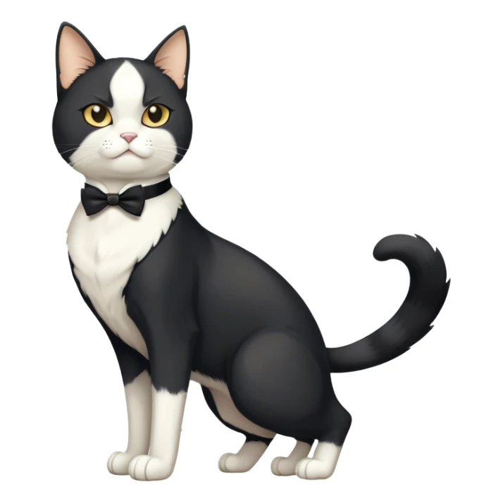 Gay King Kong Super duper Transcendent celestial infinity cosmic galactic energy Mega neon unicorn dragon hydra hyper rare golden penguin Golden Divine god angel Omni Black and white Super muscular Buff sigma Gigachad cat full body tuxedo colored  sticker