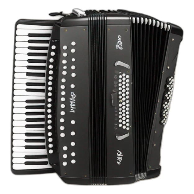 Erlandskian Kahalat Button Keyboard Accordion Instrument sticker