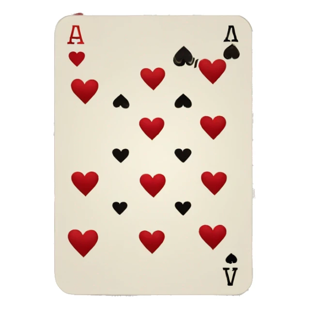 King of hearts card sticker