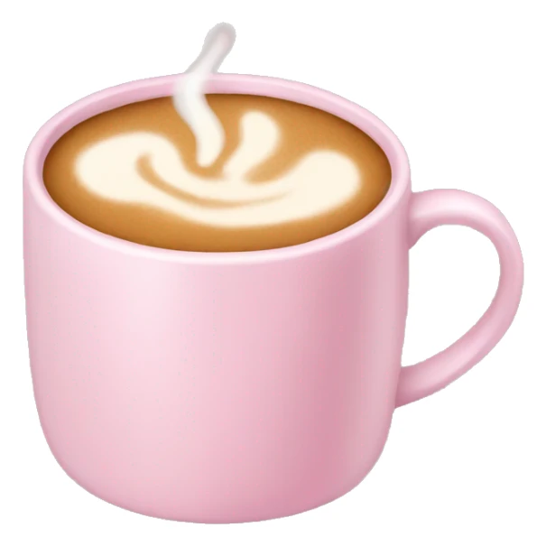 Light pink coffee  sticker