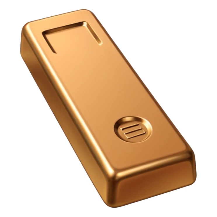 bronze bullion no symbol sticker