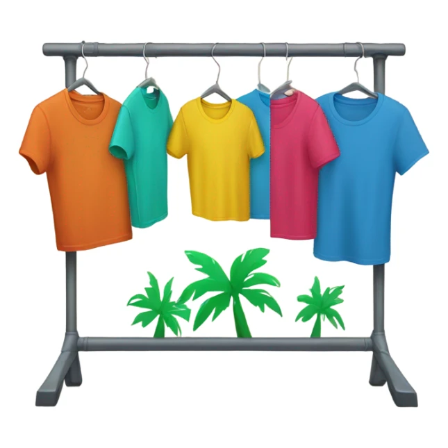 Islands with t-shirt sticker