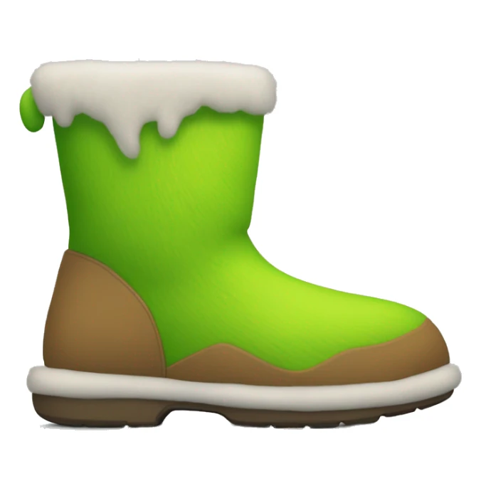 The grinch with uggs sticker