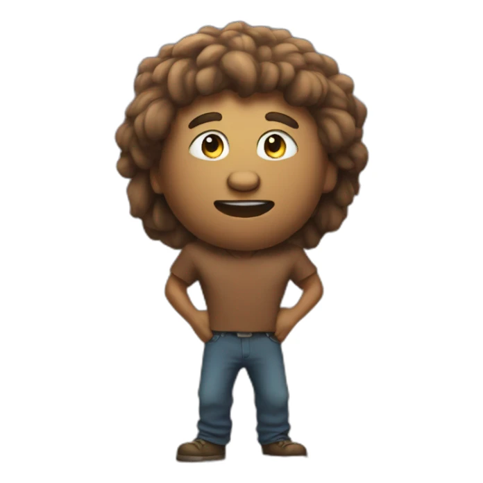 Giant on the earth sticker