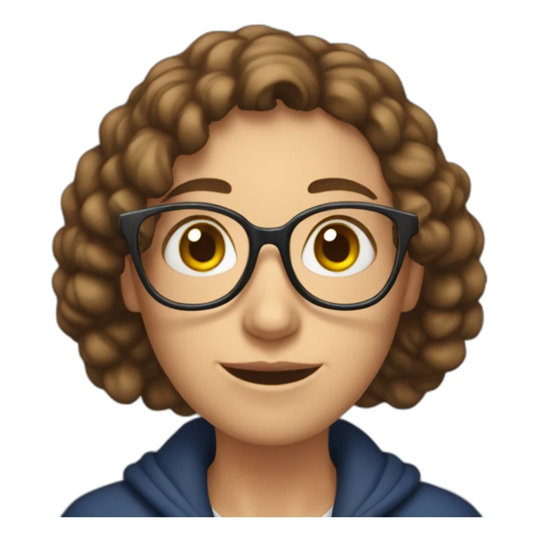 An english Teacher with An oxford dictionary on her hands sticker