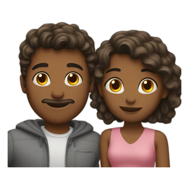 Couple amour sticker