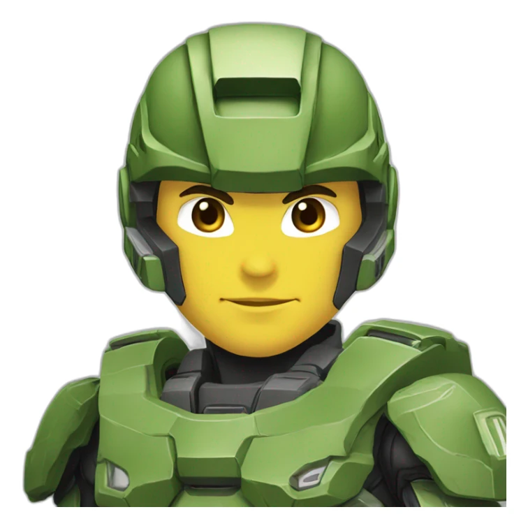 Halo Spartan, anime sticker