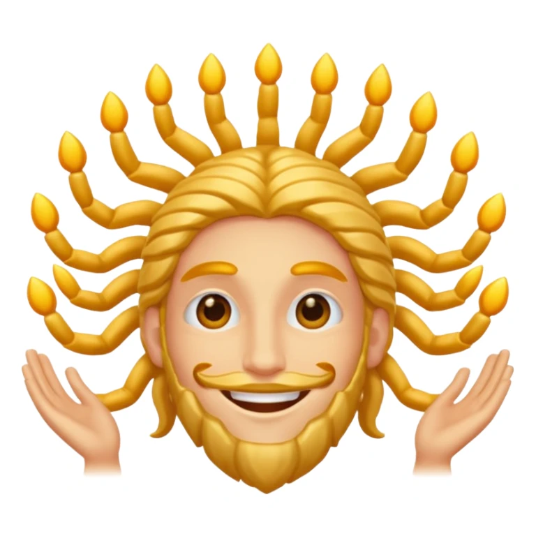 God with a thousand arms sticker