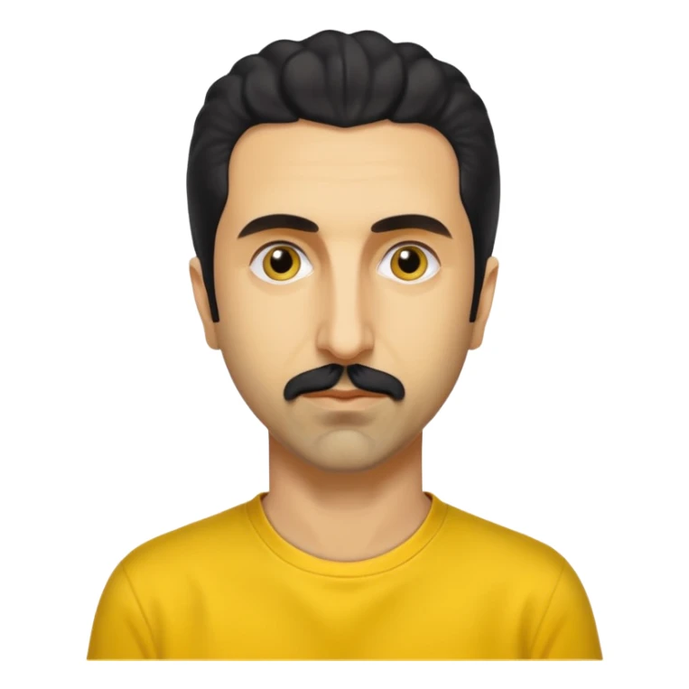 Serj Tankain yellow shirt sticker