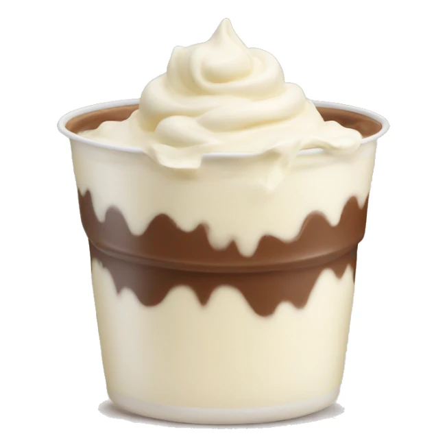 big-milks and ribbon soft cream sticker