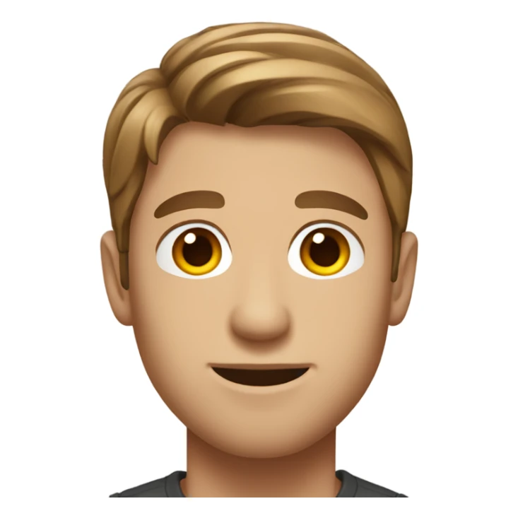 DoorDash driver male brown hair sticker