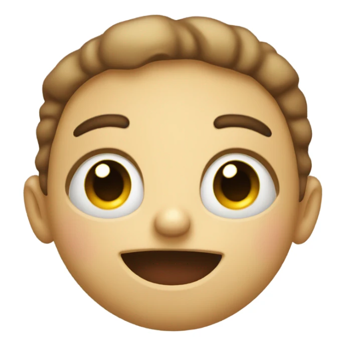 big eyes mouth closed puffy cheeks smiling tears in eyez sticker