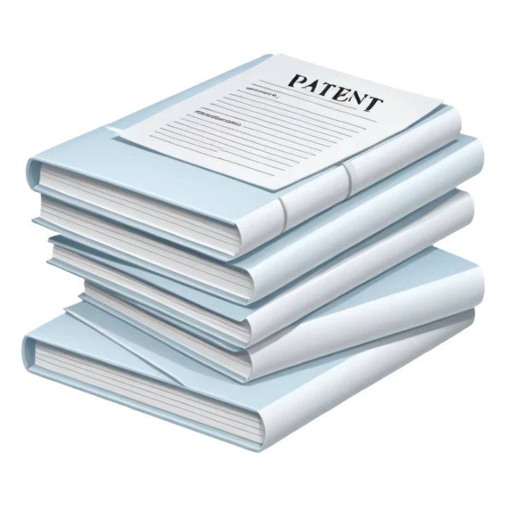 Pile of patent papers sticker