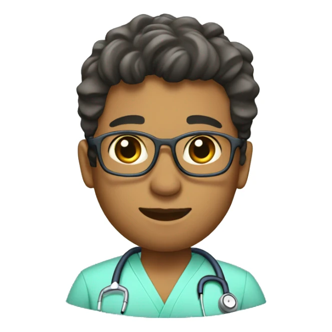 doctor scrubs, no person just the clothes sticker