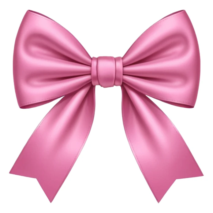 pink bow sticker