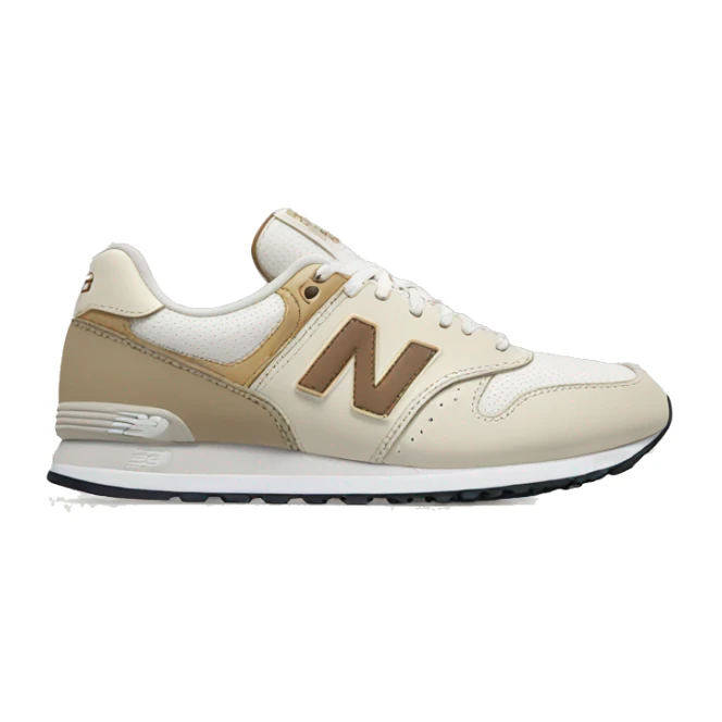 White and beige New Balance shoes sticker