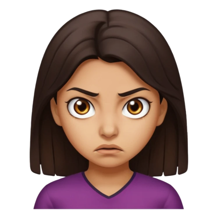 Azerbaijanian girl is angry  sticker