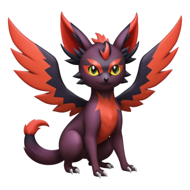 Noibat-Noivern-Litten-Zorua-Hybrid sticker