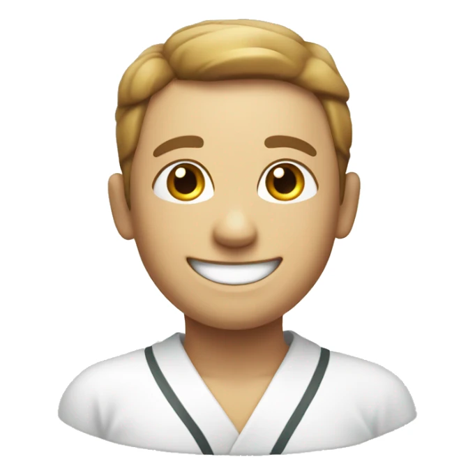 Happy face in spa sticker