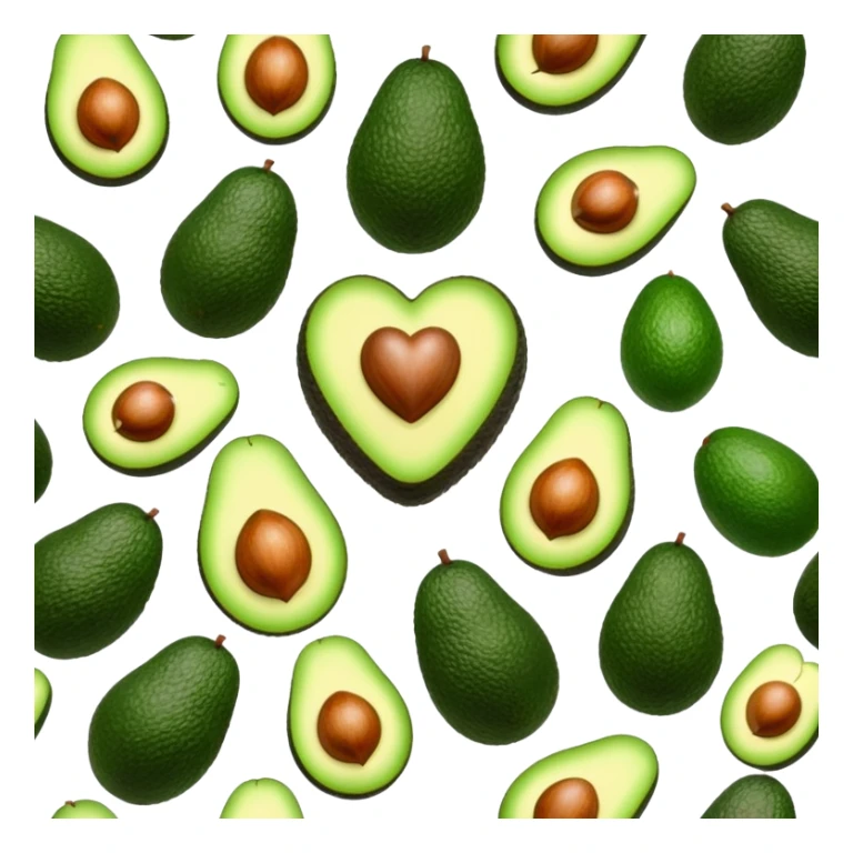 Heart of avocados sticker