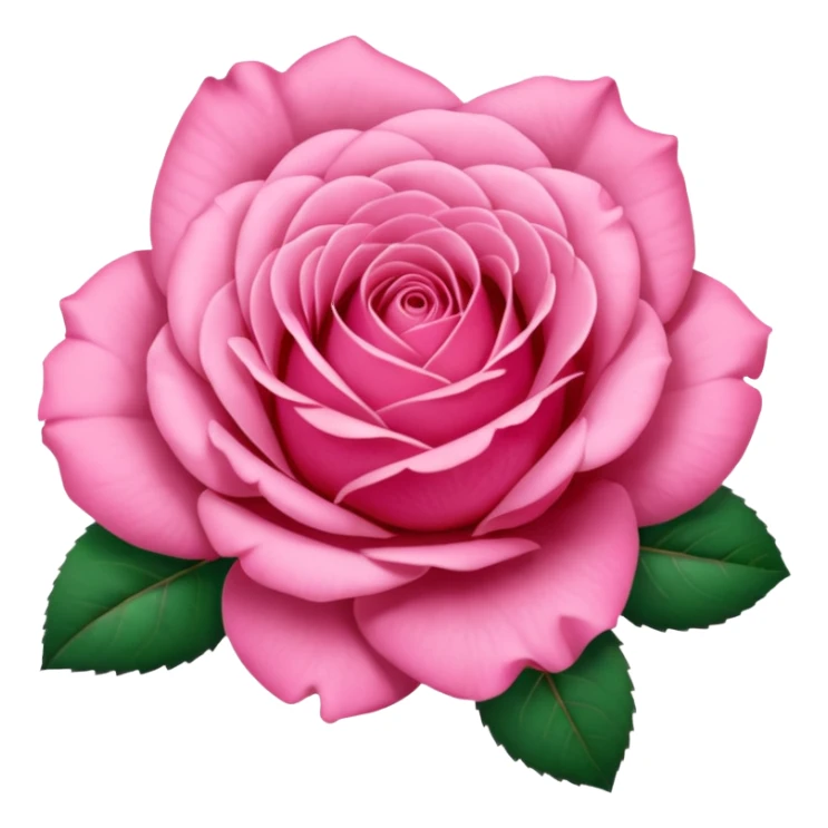“A Polaroid-style photo of a pink rose  sticker