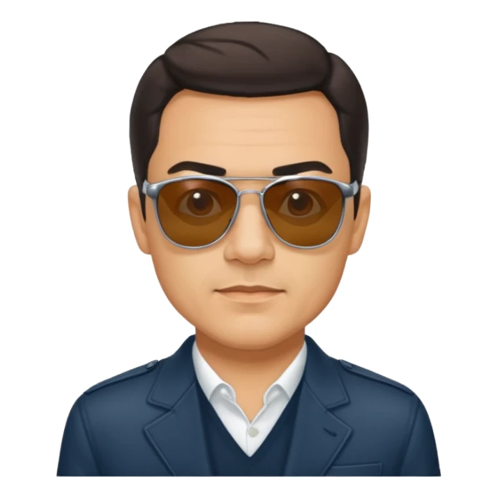 Pedro Sánchez with sunglasses, classic Telegram sticker sticker