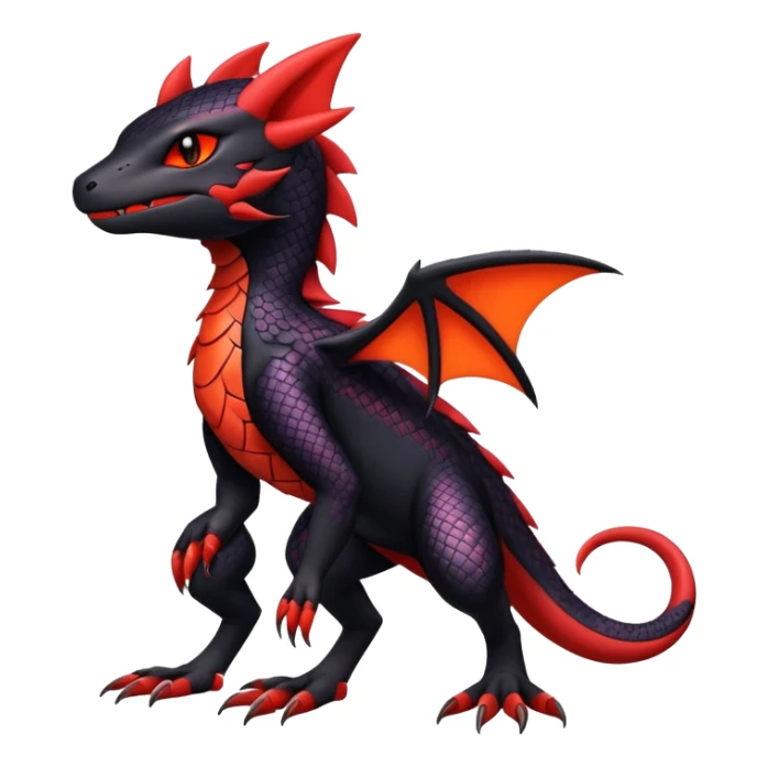 Salandit-Noibat-Litten-Hybrid (Full body) sticker