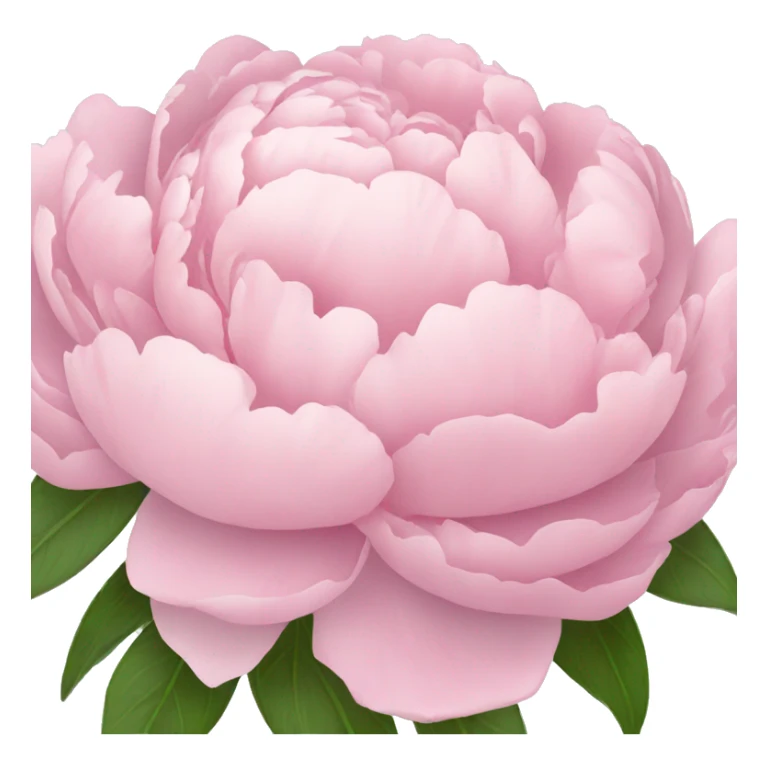 Bouquet of light pink peonies sticker