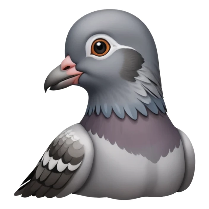 Pigeon + crumb trail, Street Wildlife. sticker