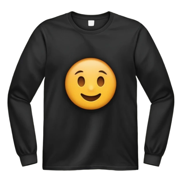 long sleeve t-shirt no face sticker